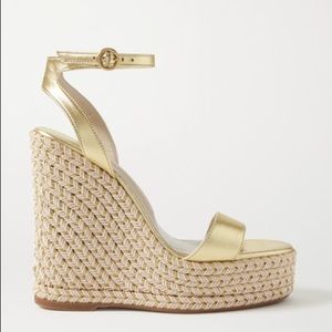 Sophia Webster wedges Limited Edition Espadrille Gold